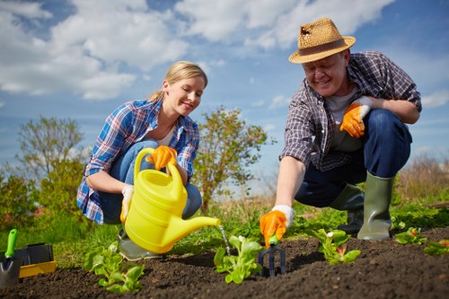 Insurance certificate document for gardening company
